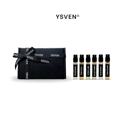 Discovery Set #1 - 2.5ml Vodka Lime, Rum Cola, Blackwing, Solar Amber, Blue Mojito, Long Island